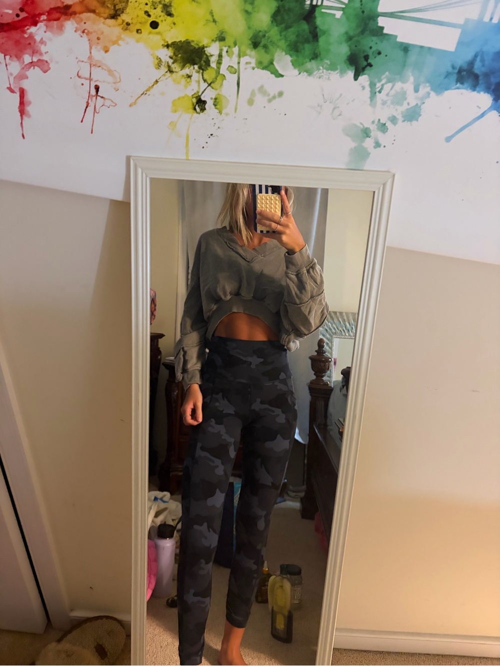High-Waist Camo Leggings